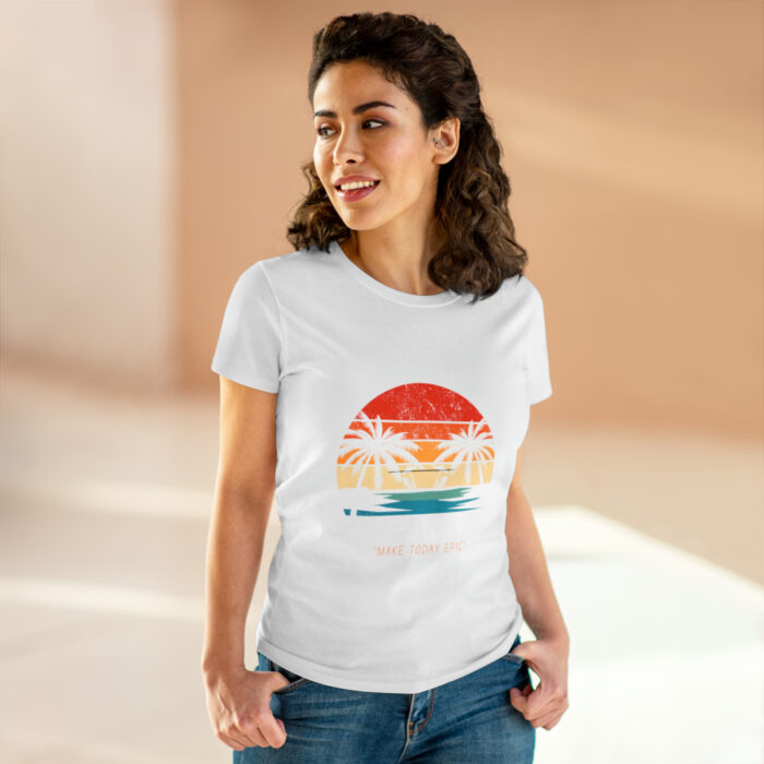 Women's Midweight Cotton Tee - Image 10