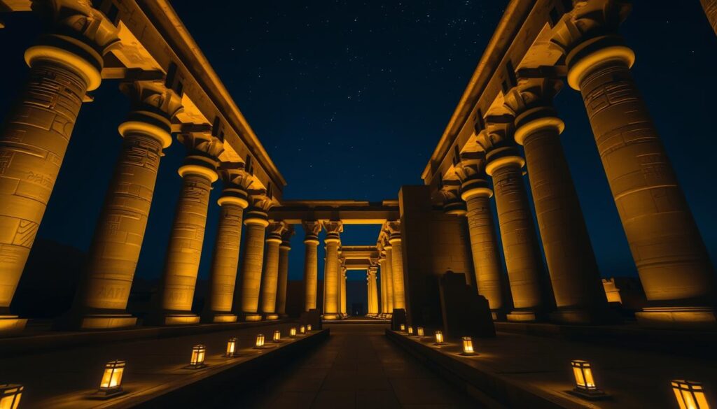 Karnak Temple at Night